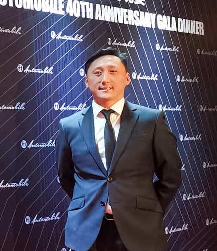 Charlie So at Automobile 40th Anniversary Gala Dinner professional automotive event